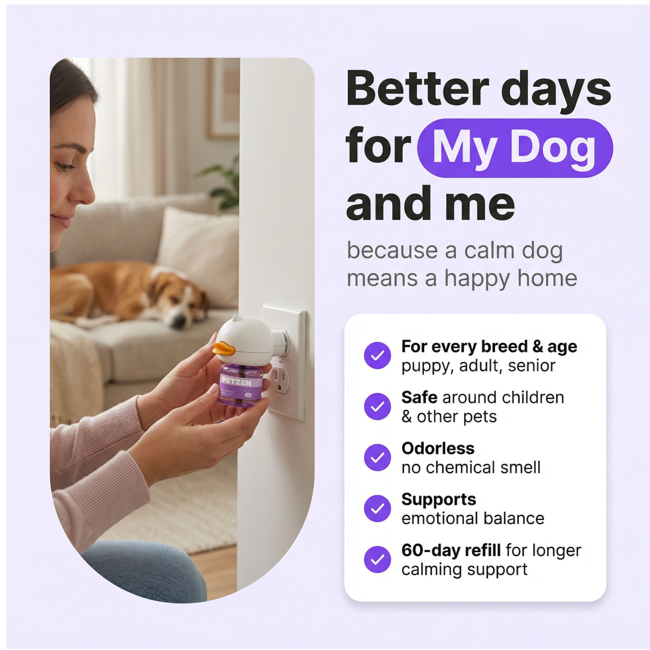 Dogs Calming Diffuser Kit